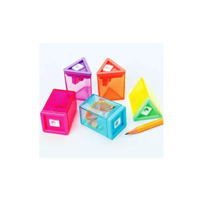 China High Quality Student Plastic Pencil Sharpener from OEM Mini Small Plastic School Stationery for sale