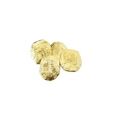 China Plastic Wholesales Caribbean Difference Film Colors Pirate Symbolic Ancient European Spain Pirate Doubloon Treasure Coin for sale