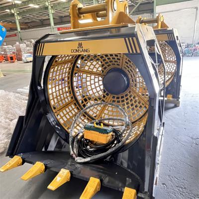 China Rotating Screening Bucket Zero Clogging Low Maintenance Excavator Attachment Excavator Rotating Screening Bucke Crusherening Bucket Rotating Screening Factory Good Price Good Quantity for sale