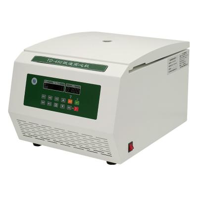 China Bench TD-450 Platelet Plasma Prp Tube Kit Machine Top Rich Low Speed Bench TD-450 ASF Transplant Centrifuge Machine Fat Syringe Price 6*50ml for sale