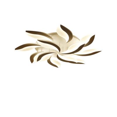 China Modern White Acrylics + Iron Light Art Chandelier Lighting Luxury Chandelier New Modern Ceiling Lamp LED 15 220V 100W / Warm for sale
