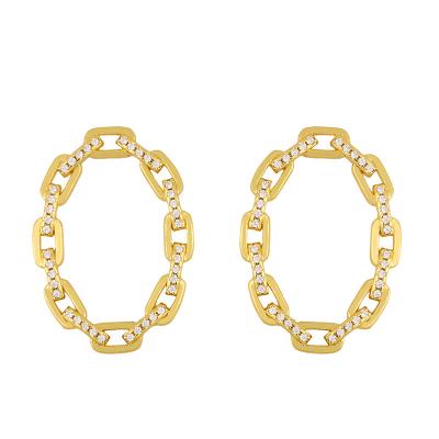 China CLASSIC OBE New Arrival Gold Earrings Women Trending Wedding Earrings for sale