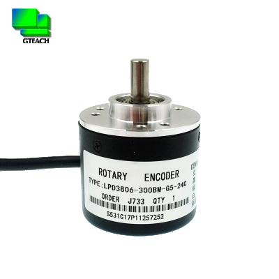 China AB Speed Sensor Signals Rotary Encoder LPD3806-300BM-G5-24C 300 Pulses NPN Open Collector Incremental Optical Rotary Encoder for sale