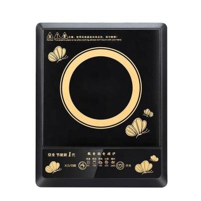 China Hotel Household stir-fry hot pot induction stove 220V 110V button intelligent induction stove OEM Steel for sale