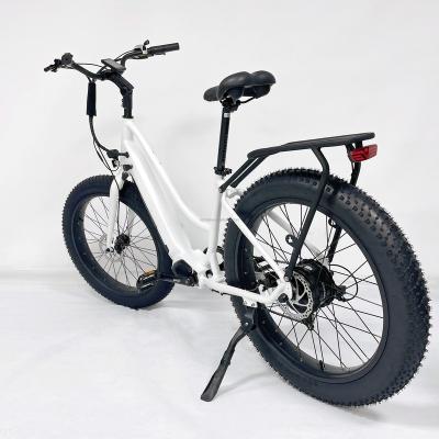 China City Electric Bike 48V 500w EBIKE E Urban Commuting Electric Bicycle For Adults Comfortable Fat Tire 48V 12.8ah 26x4.0