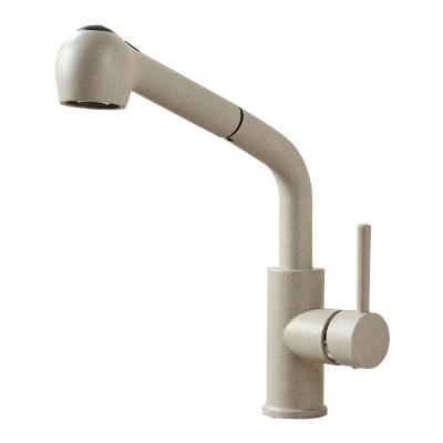 China Nanan Guanshu Faucets Thermostatic Sanitary Ware Good Quality Kitchen Industrial High Pressure White Faucet for sale