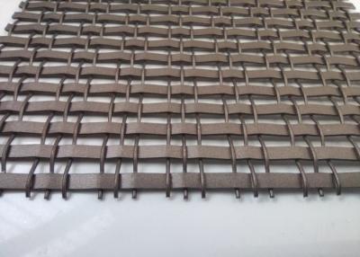 China Rotes kupfernes quadratisches dekoratives Metall Mesh For Home des Loch-W1000mm L2000mm zu verkaufen