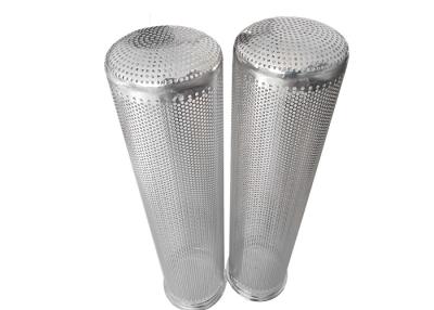 Chine le tamis de filtre de maille du SUS 316 de trou de 4mm, filtre de panier d'acier inoxydable a poli à vendre