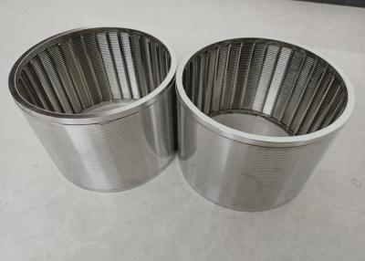 Chine de 6mm de fente 304 Vee Wire Screen For Industrial filtres d'acier inoxydable à vendre