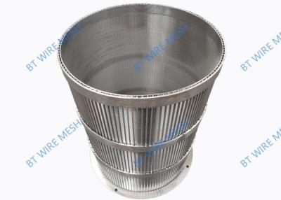 China Mikro-Edelstahl des 0.2mm-1.0mm Schlitz-Keil-Draht-Filter-304 zu verkaufen