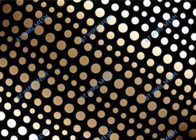 China Dekoratives PVC, das 1-20mm Durchmesser-Loch-Metallperforiertes Blatt sprüht zu verkaufen