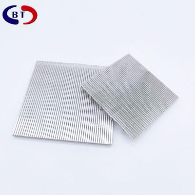 China Edelstahl-Keil-Draht-Schirm-Platten 0.2mm Schlitz-Iso9001 für die Entstörung zu verkaufen