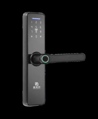 China Aluminum Alloy WIFI Security RFID Fingerprint Digital Smart Electronic Door Lock with Tuya APP Control for sale