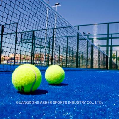 China Oem Custom Padel Tennis Courts Multi Color Panoramic SBR Latex Backing for sale