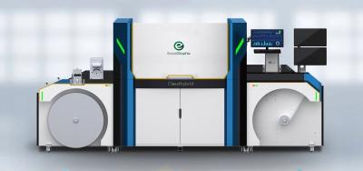China 60m/Min 330mm Roll to Roll Digital Label UV Inkjet Printing Machine for sale