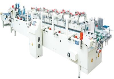 China Carpeta Gluer de la caja de papel de 4 esquinas con la parte inferior de la cerradura del desplome en venta