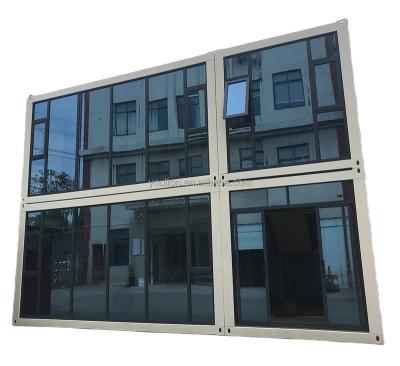 China Modern prefabricated folding 20ft flat pack prefab collapsible house for sale
