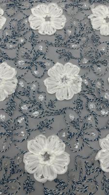 Cina Tessuto di ricamo da sposa elegante per abiti da sposa in vendita