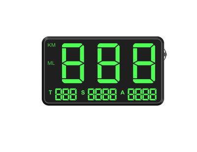 China All Cars Universal Digital GPS Tachometer C80 Head Up Display 4.5 Inch Big Screen Display Over Speed Alarm for sale