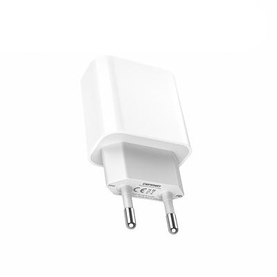 China Universal Wholesale 1 Plug Portable Mobile Phone USB Travel Charger Adapter Smart Wall EU Charger for sale