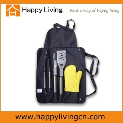 China Easily Cleaned BBQ Tool Kit with Nylon Bag, Stainless Steel BBQ Tool for sale