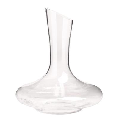 China 1.5 Lead-free Crystal Glass Oblique Mouth Sober Creative High-end Pot Belly Quick Sober Bottle for sale