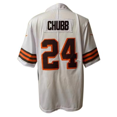 China Best Quality Cleveland Nick Chubb #24 1946 Nick Chubb Jersey Cheap Collection Breathable Tank Top For Sale for sale