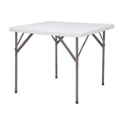 China Modern HDPE Blow Molding Square Folding Table For Party &Banquet Use for sale