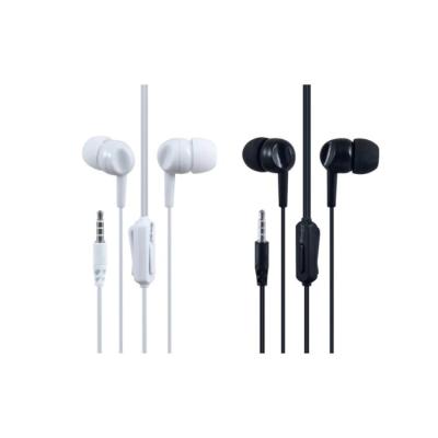 China Cheap In-Ear Headphones In-Ear Mobile Phone Wired Headset Black And White Style High Quality With Good Sound for sale