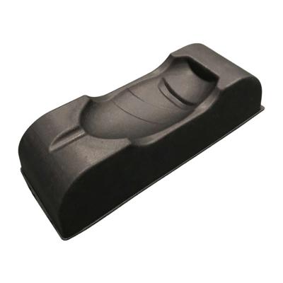 China Black Packaging Molded Paper Pulp Trays Biodegradable Recycled Sugar Cane Bagasse Board Inner Tray for sale