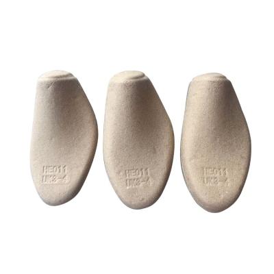 China Biodegradable Natural Brown Recycled Paper Pulp Stretcher Shoe Trees , Paper Pulp Shoe Support for sale