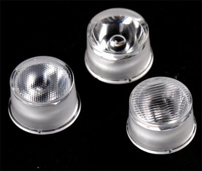 China High Transmittance Single Lens 10°/20°/35°/10×60°/30×60° Angle Available Φ21.5mm 3030/3535LEDs Light Uniform Easy Installation for sale