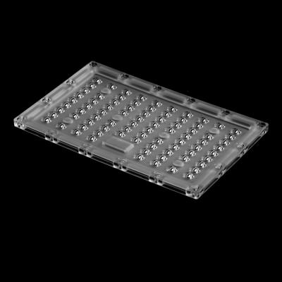 China 80pcs 3030LED-voorlichten Lens 185×116mm Grootte Precision Optics Weerbestendige Buitenprestaties Te koop