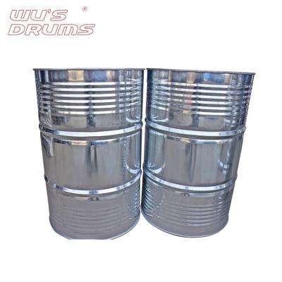 China Other Durable Using Low Price 200L Tight Head Galvanized Stainless Steel Chemical Barrel for sale