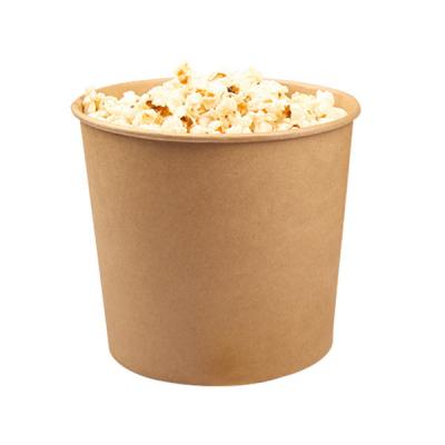 China Recyclable Custom Logo Printed Wholesale Factory popcorn bucket paper popcorn bucket Disposable Popcorn Buckets for sale