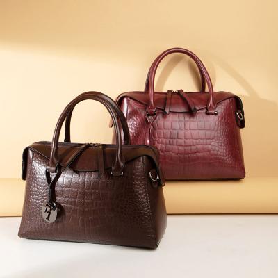 China 2022 new fashion handbags fashion casual handbags crocodile print pillow bag women's single shoulder bag factory wholesale for sale