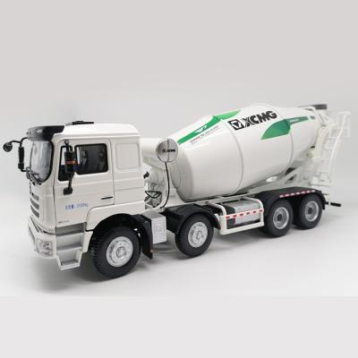 China Diecast Toy 2020 New 1:35 Scale Schwing Model Concrete Mixer Truck Reproduction Mixing Tank Can Be Turned Open White Cab Collection Toys Gifts for sale