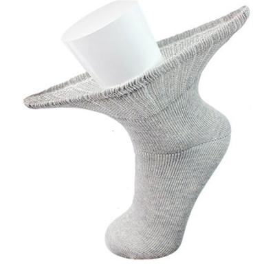 China Large Size Stock Breathable Cotton Crew Anti Diabetic Blood Circulation Varicose Veins Medical Socks for sale