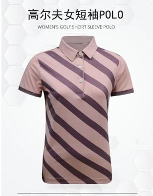 China Anti-Wrinkle OEM Women S Office Design Polo Shirt Printed Golf Shirts Polo T-shirt Clothing Uniform Quantity M L XL Customize Anti Chinese for sale