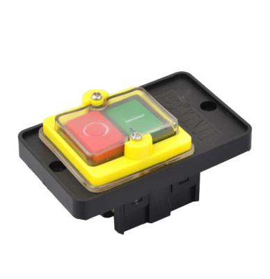 China 3 Phase Latching Plastic Power Start Switch AC 380V 2KW On / Off Push Button Light Switch for sale