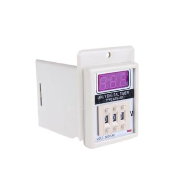 China Electric Digital Interval Auto Electrical Relay 24v 90*58*88mm Front Panel Type for sale