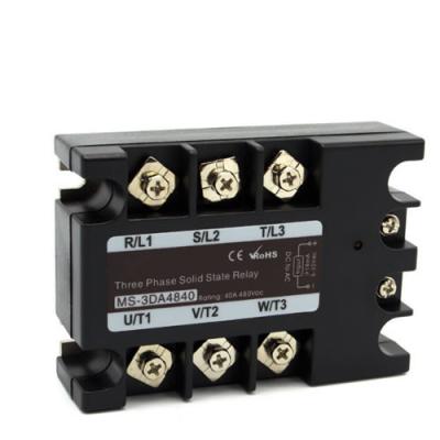 China Black Solid State Auto Electrical Relay SSR-40DA General Purpose for sale