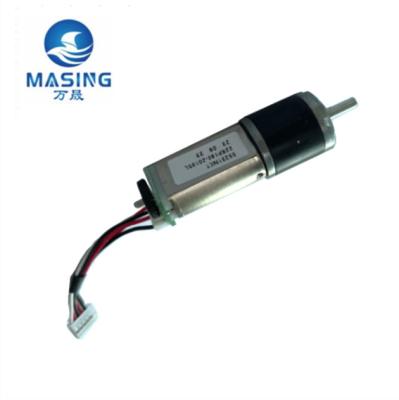 China 22mm Planetary Gearbox And Brushed Micro DC Reduction Motor 12V 24V Geared Motor With Encoder for sale