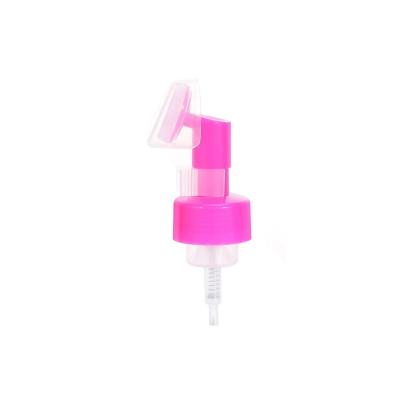 China Bomba de espuma de plástico de 42 mm personalizada con cepillo de silicona para limpieza en venta