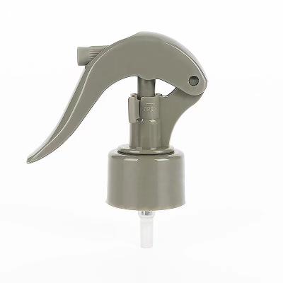 China Grijze kleur 24/410 Hoogwaardige Mini Trigger Sprayer Toepassing in reinigingsmiddelen Te koop