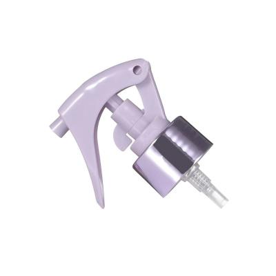 China Lichte paarse aluminium cirkel 24/415 Mini-trigger sproeier voor het reinigen en wassen Te koop