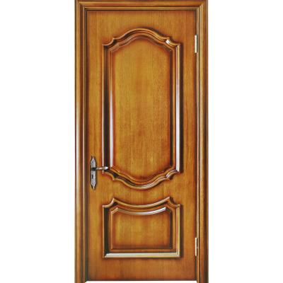 China Decoration Manufacturer's Direct Sales French Arched Bedroom Door Painted Flat Open Soundproof Indoor Door for sale