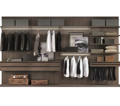 China Modern Modern Minimalist Wardrobe Combination Furniture Cloakroom Storage Two Doors Simple Assembly Wardrobe for sale