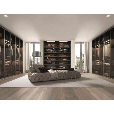 China Modern Eco-Friendly Combination Large Locker Overcoat Sliding Door Bedroom Household Wardrobe Board Single Bedroom for sale