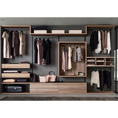China Modern Customized Furniture For Whole House Cloakroom Manufacturer Direct Selling Panel Minimalist Style Wardrobe for sale